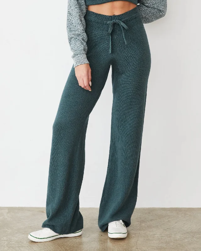 Organic Cotton Cashmere Relaxed Pant Traditional Women's Wool