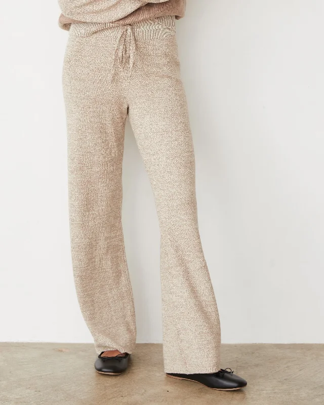 Organic Cotton Cashmere Relaxed Pant Artistic Women's Hand - painted