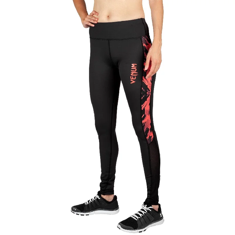 Venum Tecmo Leggings - For Women - Black/Coral