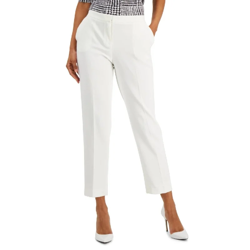 Kasper Women's Knit Office Dress Pants White Size 6