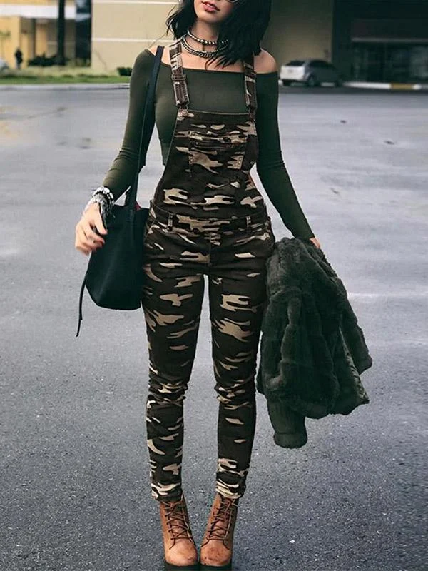 Modern Printed Casual Jumpsuit