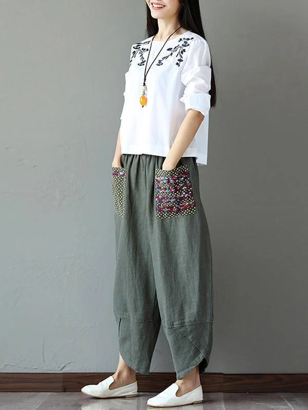 Modern Wide Leg Pants Bottom