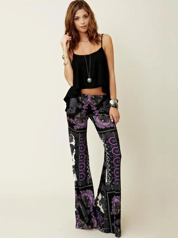 Unique Wrap Bell-bottoms Casual Pants