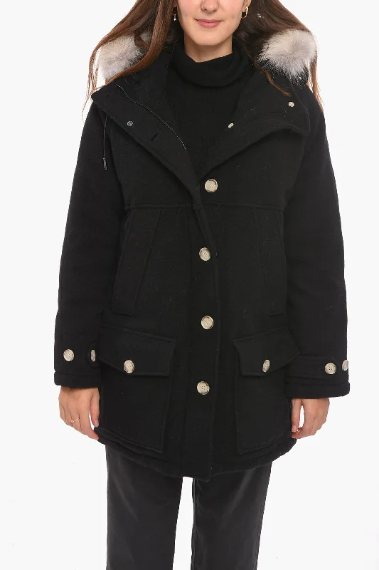 Woolrich real fur trimming TUNDRA padded parka