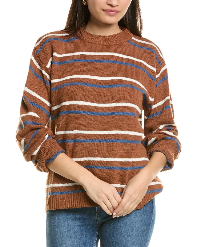 Madison Miles Dropped-Shoulder Sweater