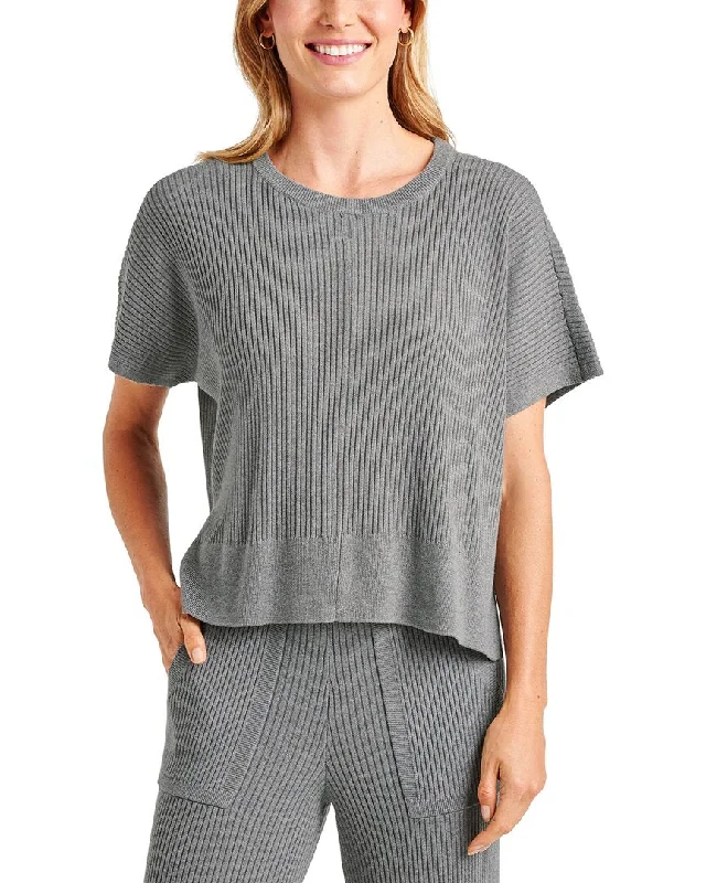 Splendid Georgie Rib Cashmere-Blend Sweater